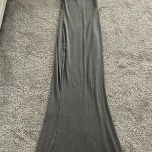 Grey skims dress has a couple stains on it but is able to be removed.